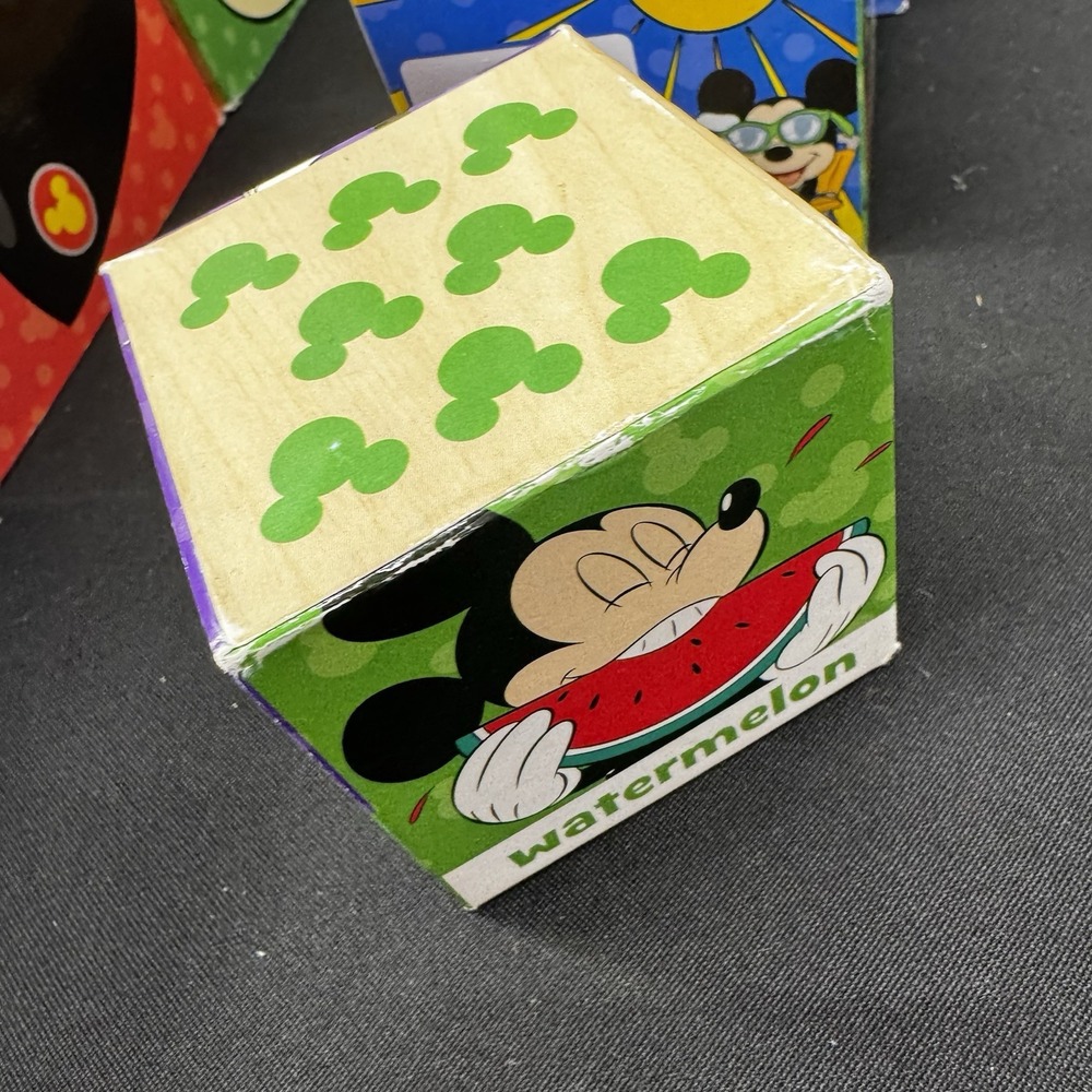 Mickey Mouse Stackable Decoupage‎ Cubes Nesting Boxes Set Of 8 - Picture 2 of 13